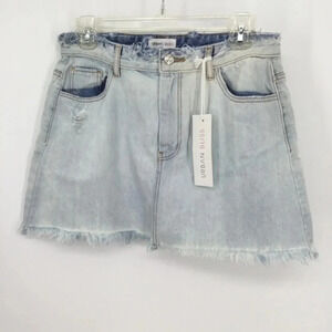 Urban Bliss Youth Girl’s Distressed Denim Jean Skirt NWT